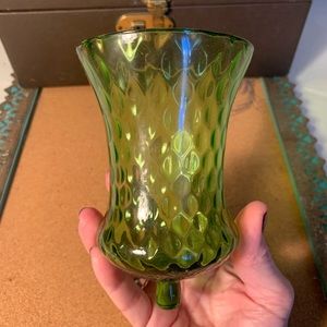 Vintage Green Candle Votive HOMCO